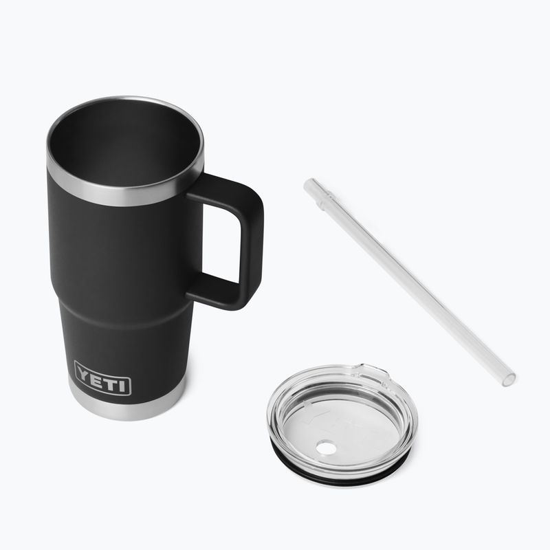 Kubek termiczny YETI Rambler Straw 739 ml black 4