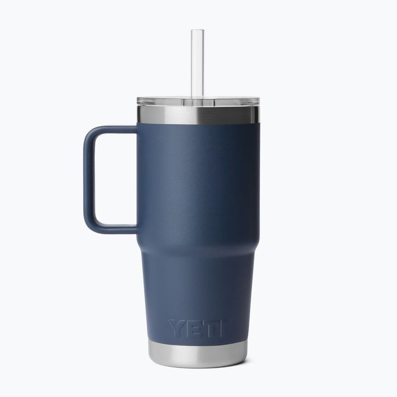 Kubek termiczny YETI Rambler Straw 739 ml navy 2