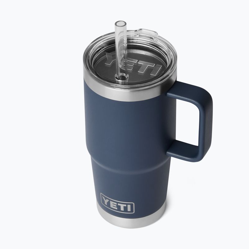 Kubek termiczny YETI Rambler Straw 739 ml navy 3