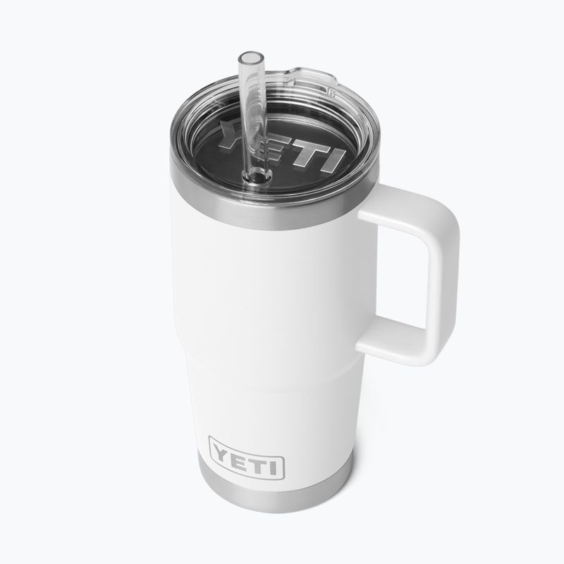 Kubek termiczny YETI Rambler Straw 739 ml white 3