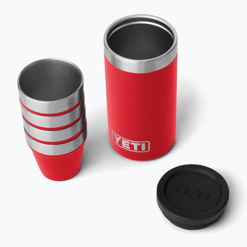 Kieliszki turystyczne YETI Shot 48 ml 4 szt. rescue red 2