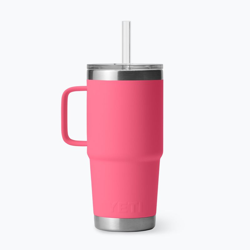 Kubek termiczny YETI Rambler Straw 739 ml tropical pink 2