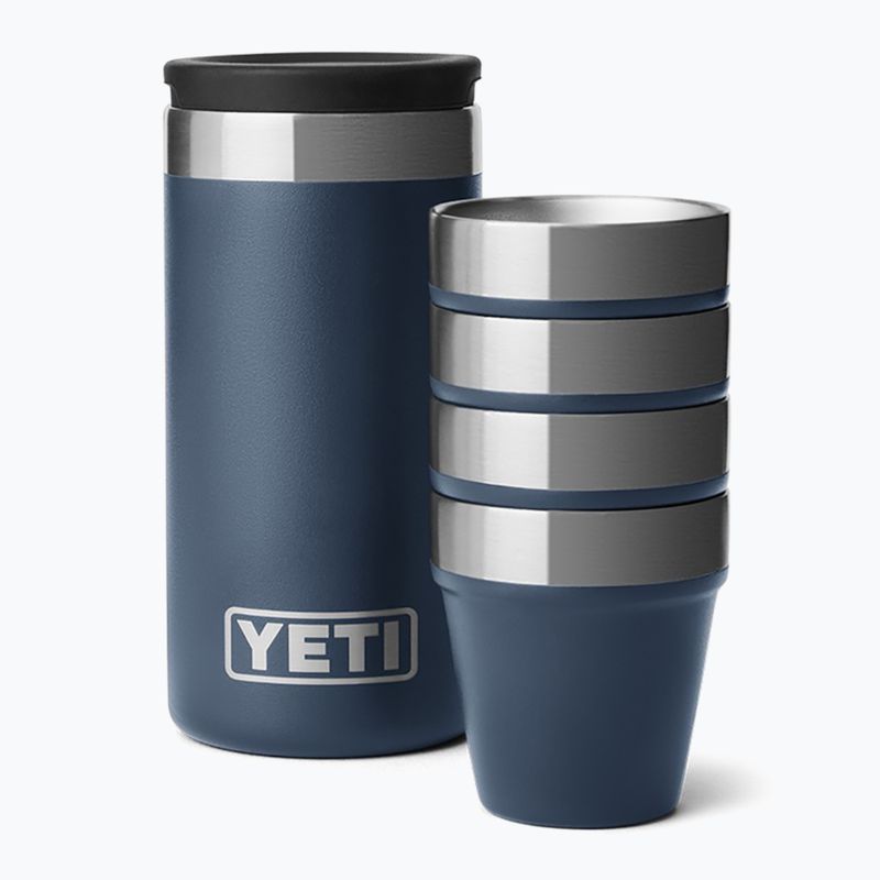 Kieliszki turystyczne YETI Shot 48 ml 4 szt. navy