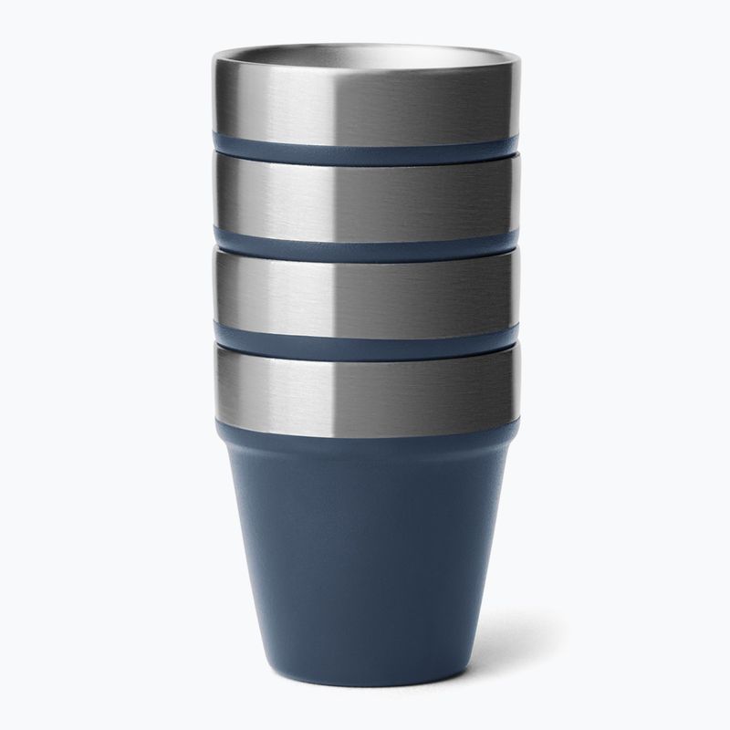 Kieliszki turystyczne YETI Shot 48 ml 4 szt. navy 3
