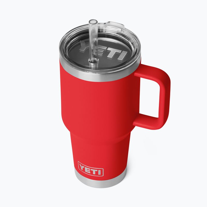 Kubek termiczny YETI Rambler Straw 1000 ml rescue red 3