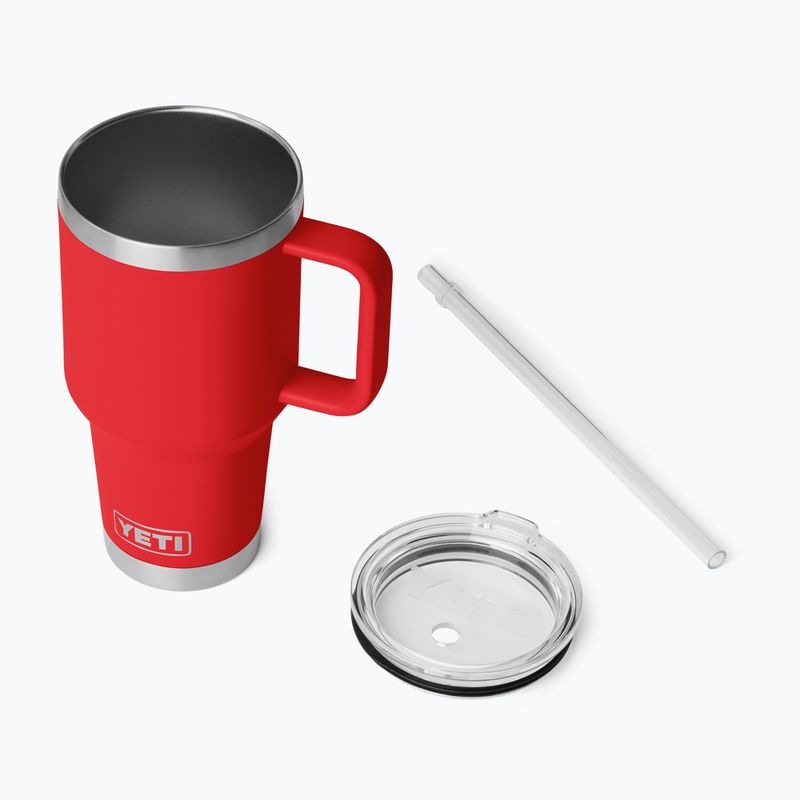 Kubek termiczny YETI Rambler Straw 1000 ml rescue red 4