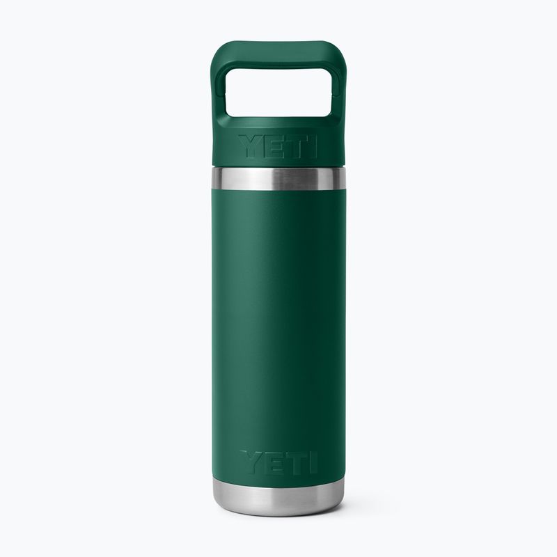 Butelka termiczna YETI Rambler C Straw 532 ml black forest green 2