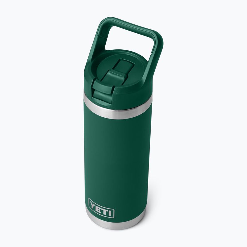 Butelka termiczna YETI Rambler C Straw 532 ml black forest green 4