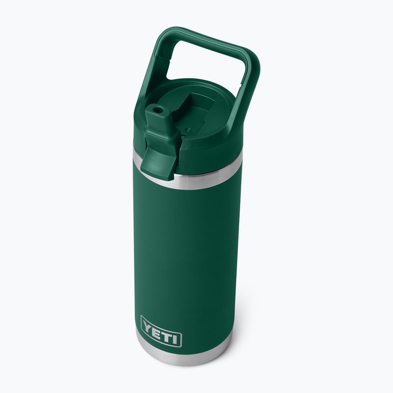 Butelka termiczna YETI Rambler C Straw 532 ml black forest green 5