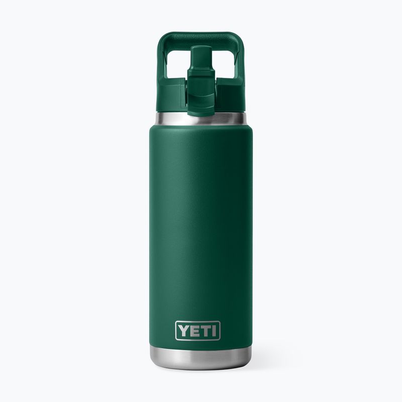 Butelka termiczna YETI Rambler Straw 769 ml black forest green 3