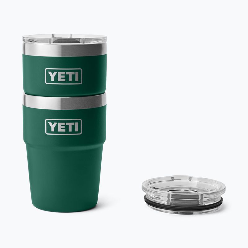 Termos YETI Rambler Stackable 473 ml black forest green 4