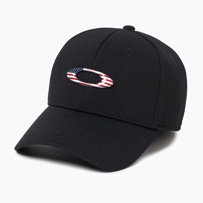 Czapka z daszkiem męska Oakley Tincan black/american flag