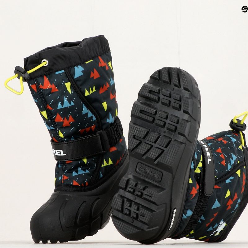 Śniegowce dziecięce Sorel Flurry Print Boys black/black 8