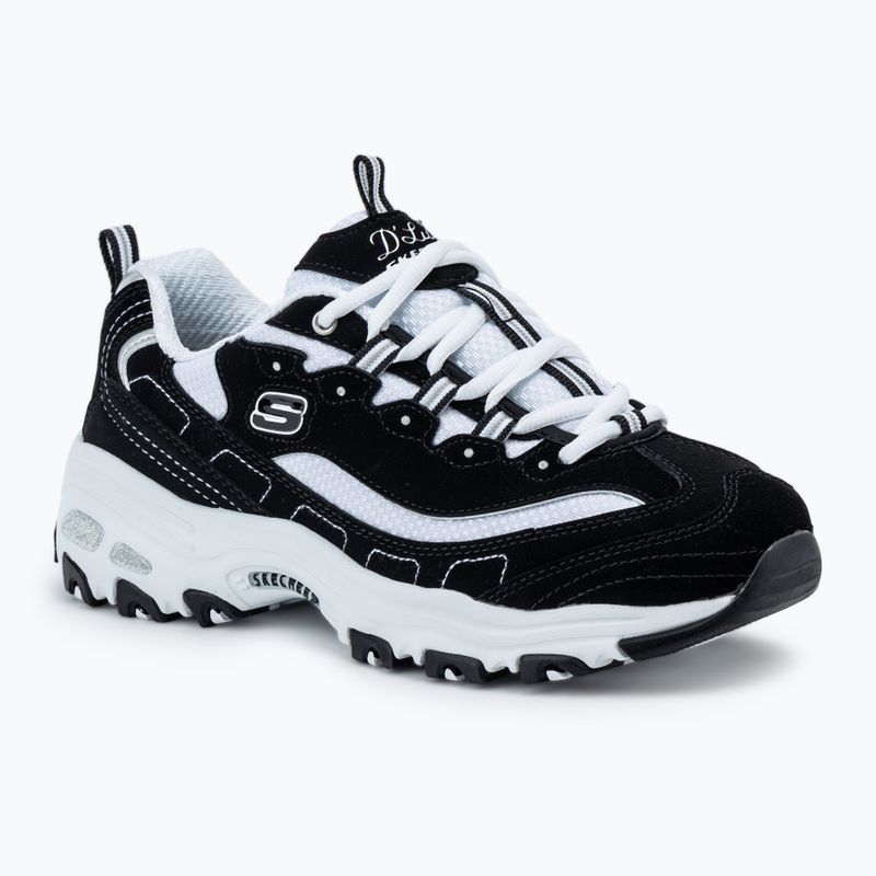 Buty damskie SKECHERS D'Lites Biggest Fan black/white/silver