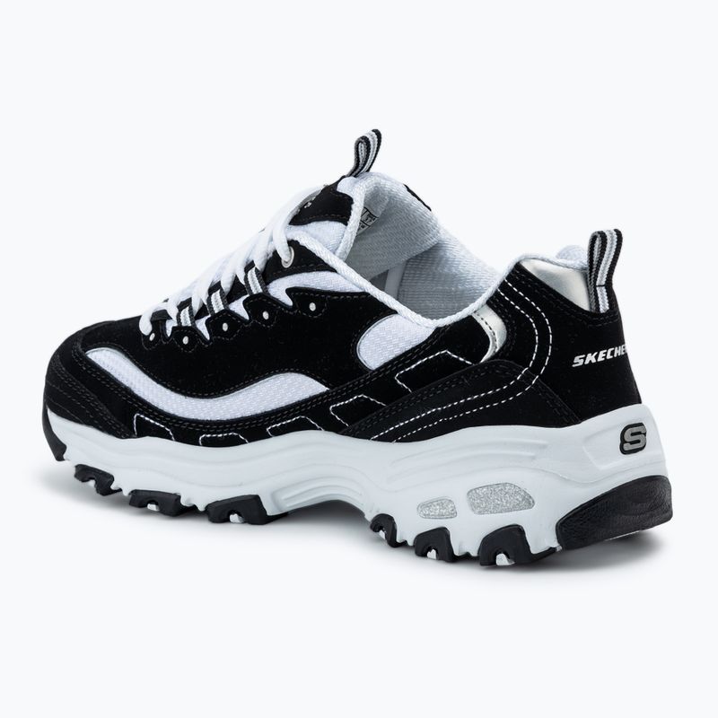 Buty damskie SKECHERS D'Lites Biggest Fan black/white/silver 3