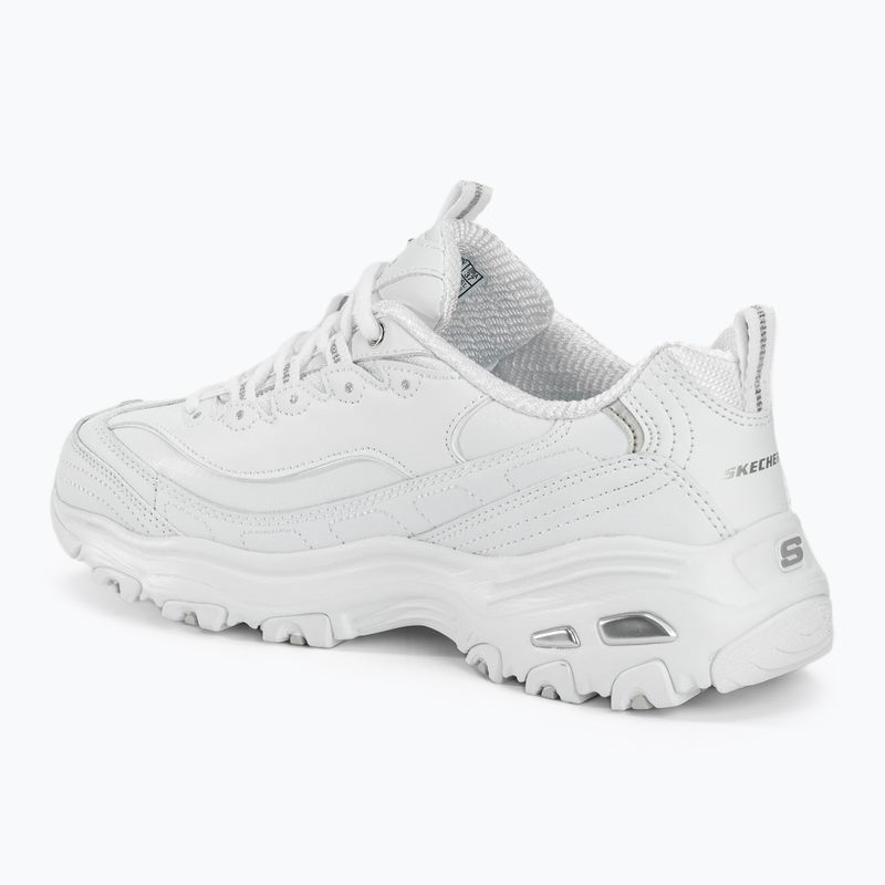 Buty damskie SKECHERS D'Lites Fresh Start white/white 3