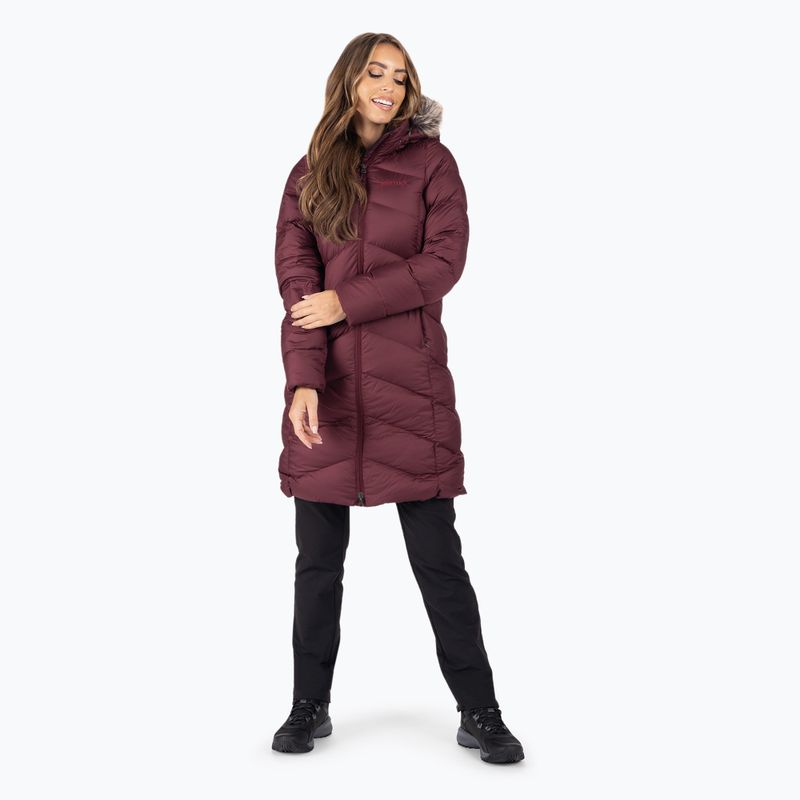 Płaszcz puchowy damski Marmot Montreaux Coat port royal 2