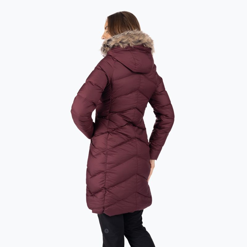 Płaszcz puchowy damski Marmot Montreaux Coat port royal 3