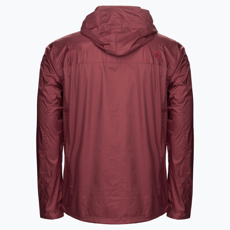 Kurtka przeciwdeszczowa męska Marmot PreCip Eco dark red 2