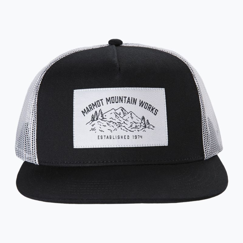 Czapka z daszkiem męska Marmot Trucker black/white 3