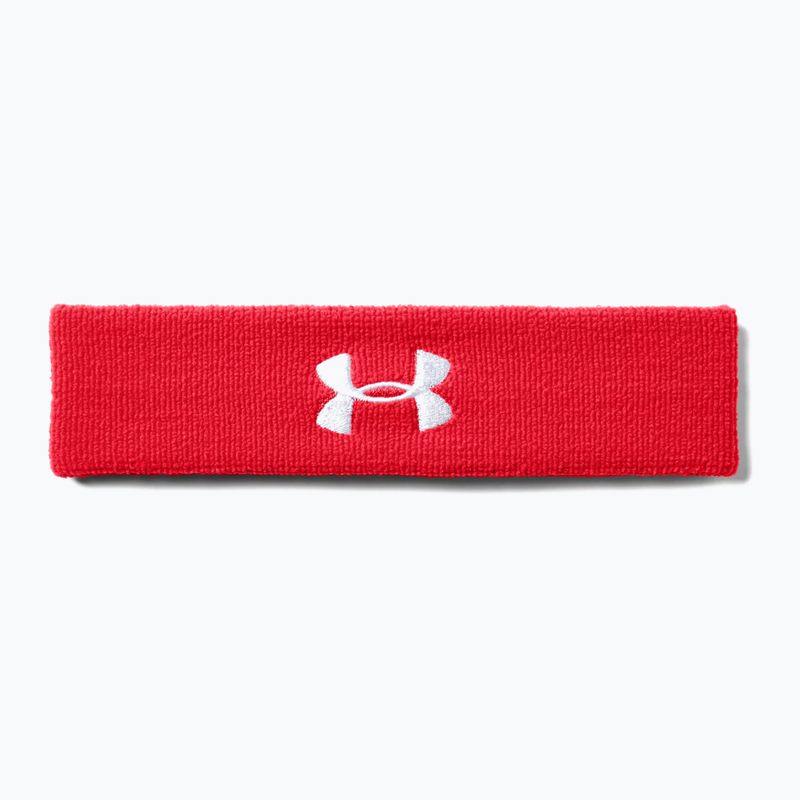 Frotka na głowę męska Under Armour Performance Headband red/white