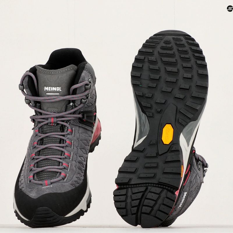 Buty turystyczne  damskie Meindl Top Trail Lady Mid GTX grey/magenta 10