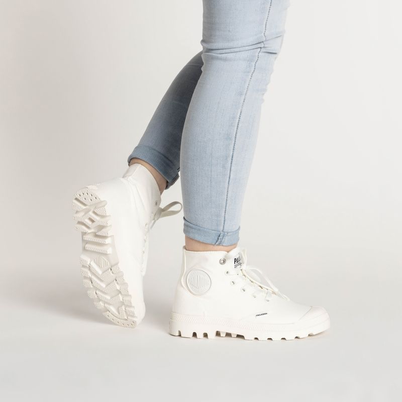 Buty Palladium Mono Chrome star white 2