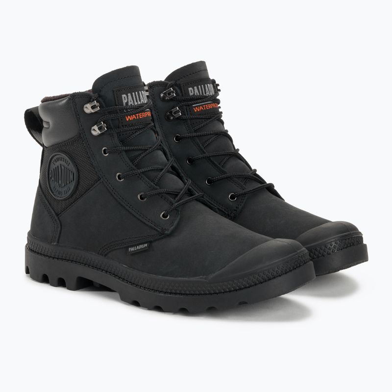 Buty Palladium Pampa SHIeld WP+ LUX black/black 4