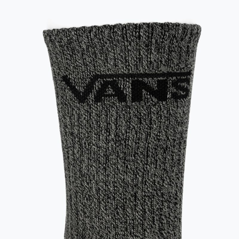 Skarpety Vans Classic Crew black heather 3