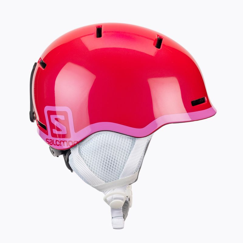 Kask narciarski dziecięcy Salomon Grom Jr glossy pink 4