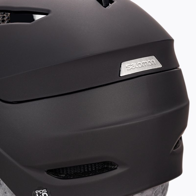 Kask narciarski Salomon Mirage black/rose gold solar 7