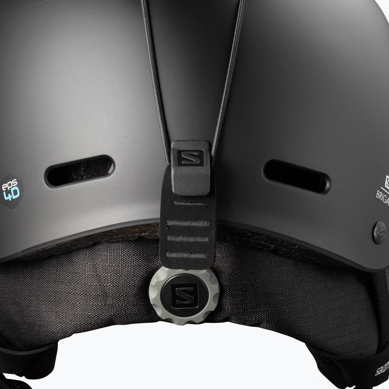 Kask narciarski Salomon Brigade 2022 black 10