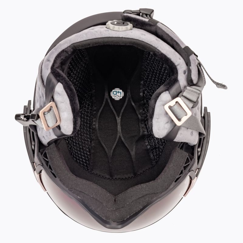 Kask narciarski Salomon Mirage black rose gold 5