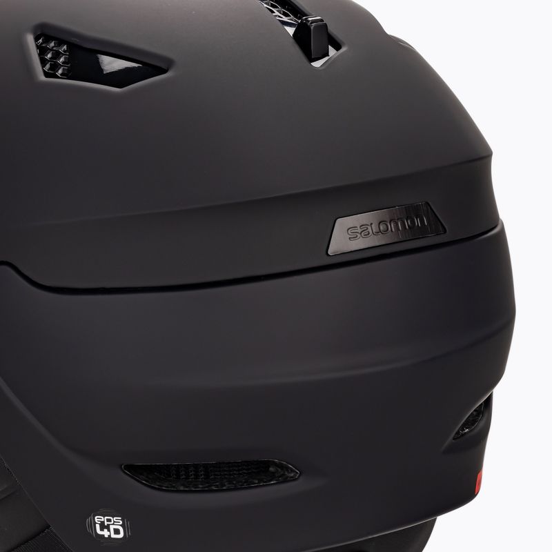 Kask narciarski Salomon Driver black/red/accent solar 6