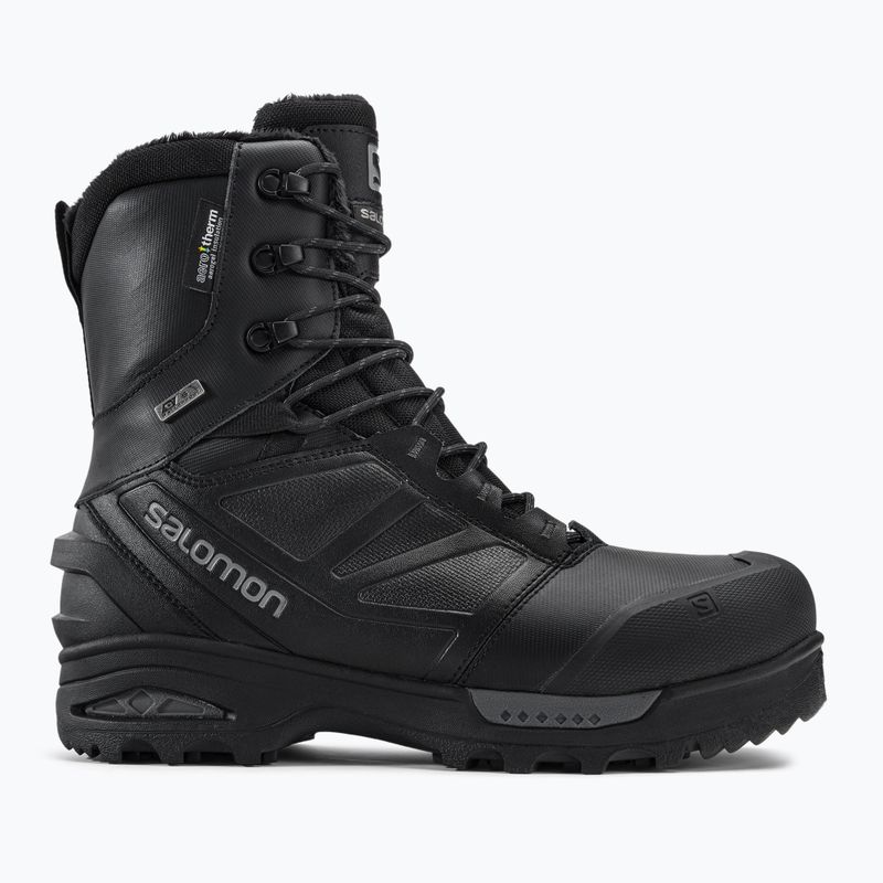 Śniegowce męskie Salomon Toundra Pro CSWP black/magnet 2