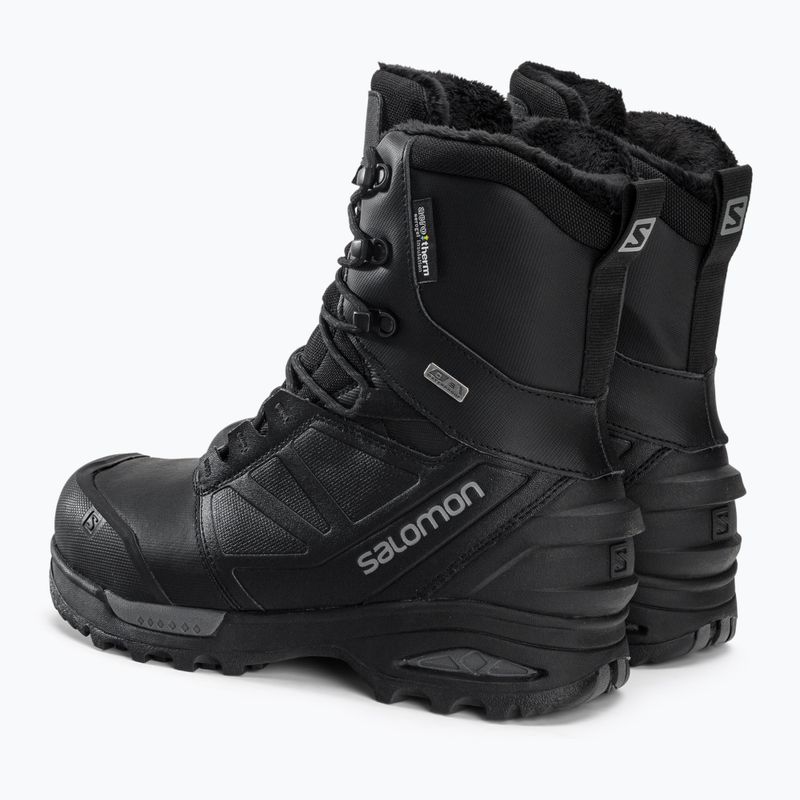 Śniegowce męskie Salomon Toundra Pro CSWP black/magnet 3