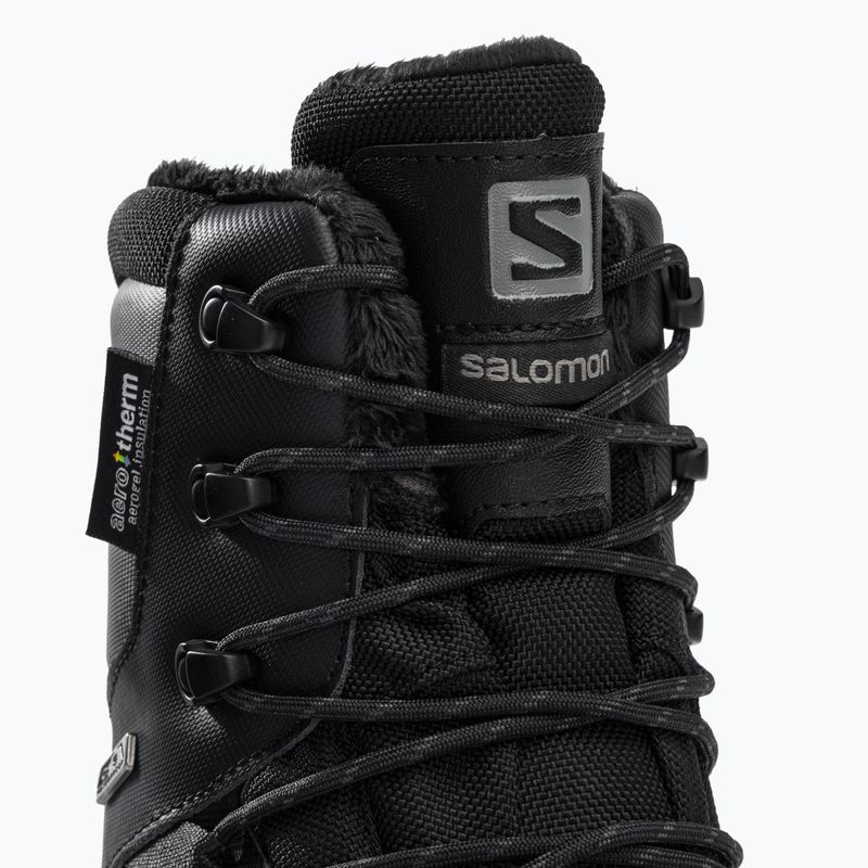 Śniegowce męskie Salomon Toundra Pro CSWP black/magnet 9