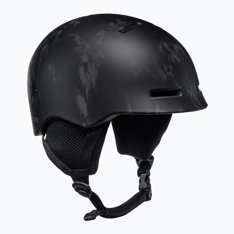 Kask narciarski dziecięcy Salomon Grom Jr black tie&dye