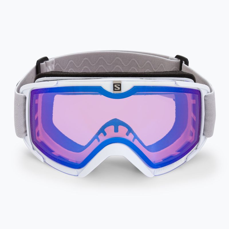 Gogle narciarskie Salomon X/View Photo white/aw blue 2