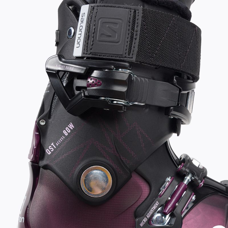 Buty narciarskie damskie Salomon QST Access 80 W bllack burg 6