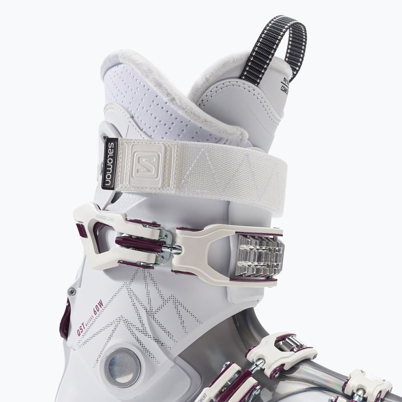 Buty narciarskie damskie Salomon Qst Access 60 W white/ anthracite/ transluent burgendy 6