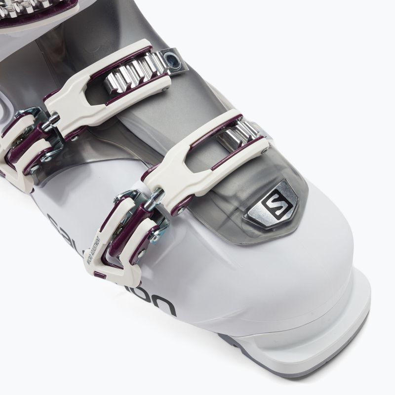 Buty narciarskie damskie Salomon Qst Access 60 W white/ anthracite/ transluent burgendy 7