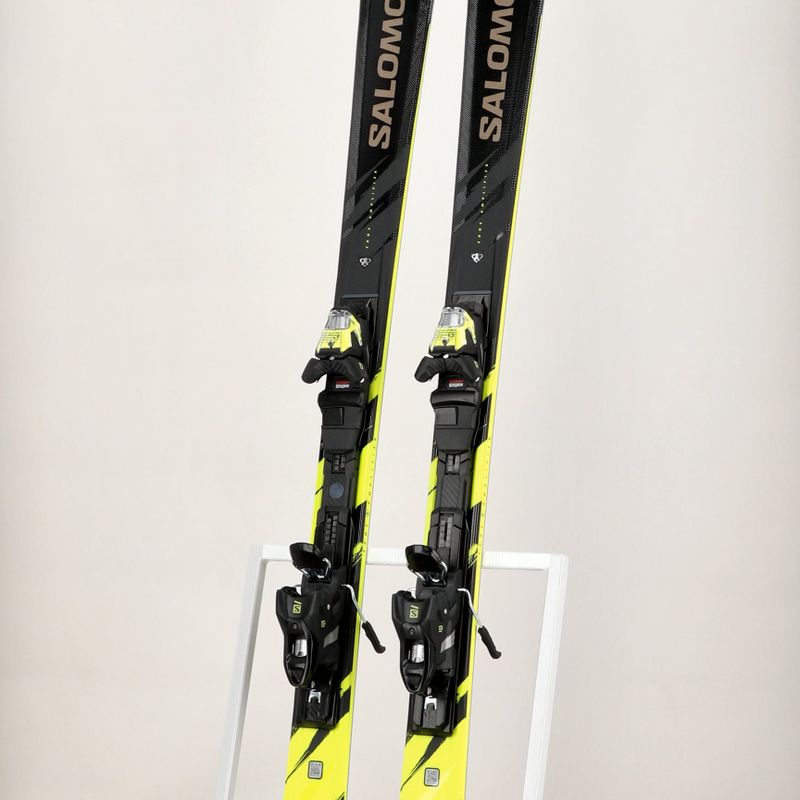 Narty zjazdowe Salomon S/Max 8 XT + wiązania M11 GW black/driftwood/safety yellow 12