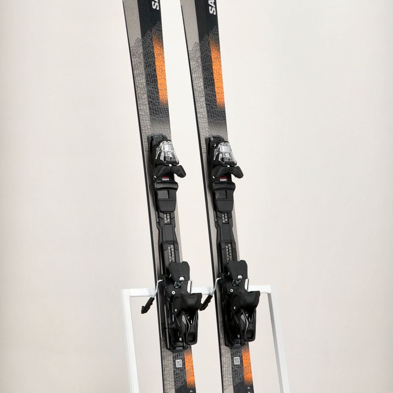 Narty zjazdowe Salomon Stance 84 + wiązania M12 GW black/neon orange/dove 13