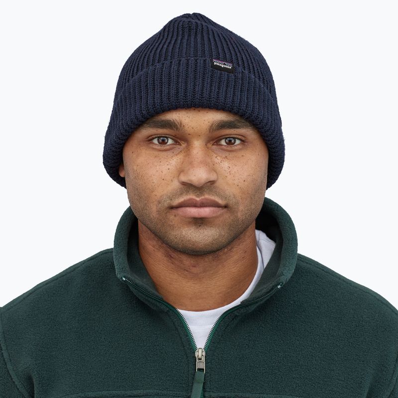 Czapka zimowa Patagonia Fishermans Rolled Beanie navy blue 3