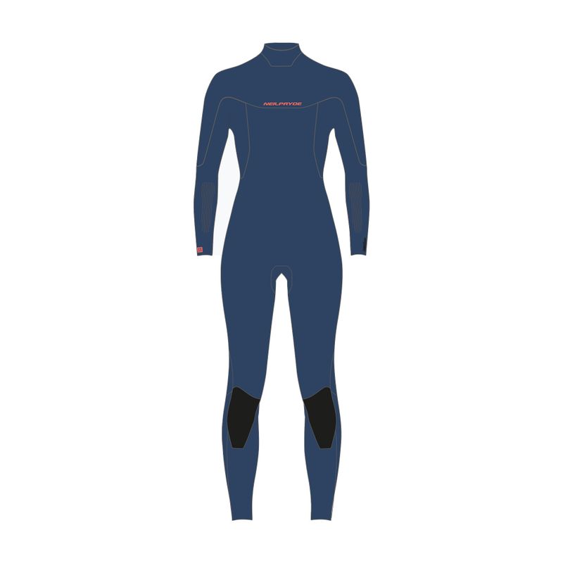 Pianka do pływania damska NeilPryde Serene Fullsuit 5/4/3 mm BZ C2 petrol blue/coral 6