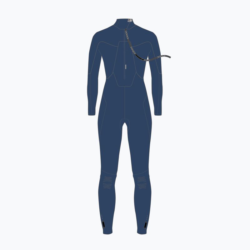 Pianka do pływania damska NeilPryde Serene Fullsuit 5/4/3 mm BZ C2 petrol blue/coral 7