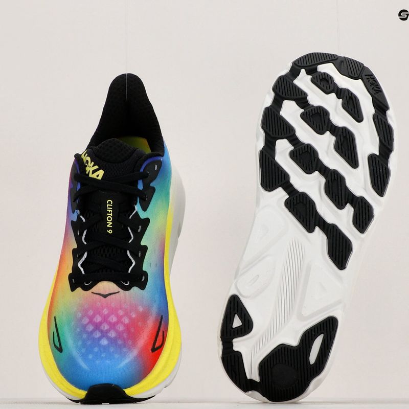 Buty do biegania męskie HOKA Clifton 9 black/multi 11