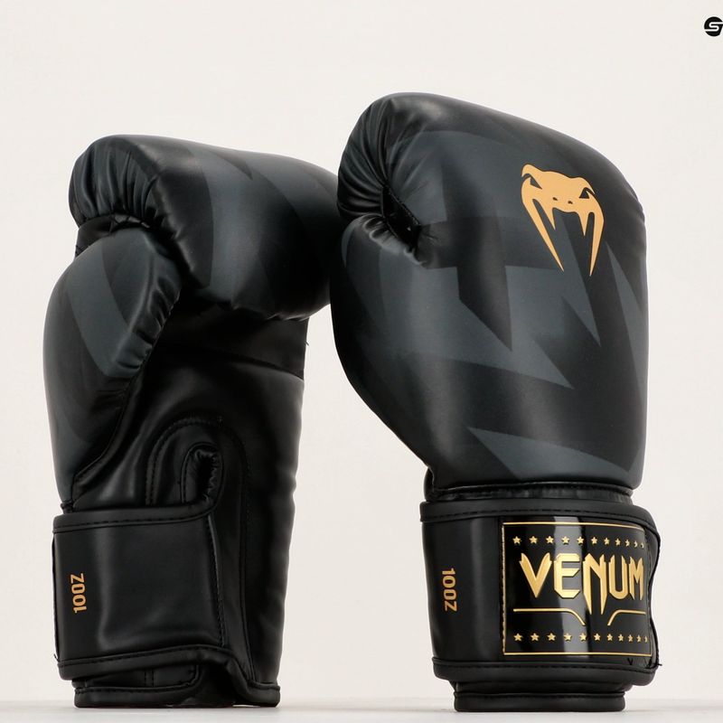 Rękawice bokserskie Venum Razor black/gold 6
