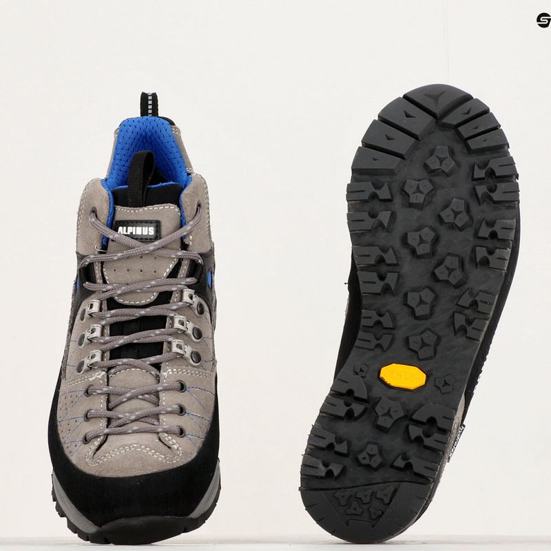 Buty podejściowe damskie Alpinus The Ridge Mid Pro antracytowe/niebieskie 10